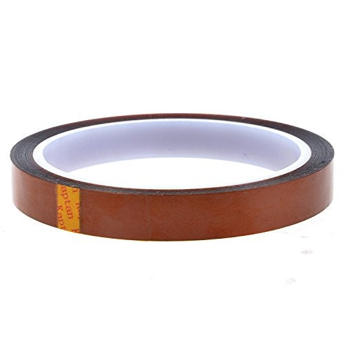 LUTIONS Cuziss High Temp Tape, Kapton Tape with Silicone Adhesive for Masking Soldering 3D Printing - 1/2" x 36 Yards - Image 3