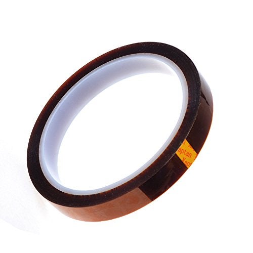LUTIONS Cuziss High Temp Tape, Kapton Tape with Silicone Adhesive for Masking Soldering 3D Printing - 1/2" x 36 Yards - Image 5