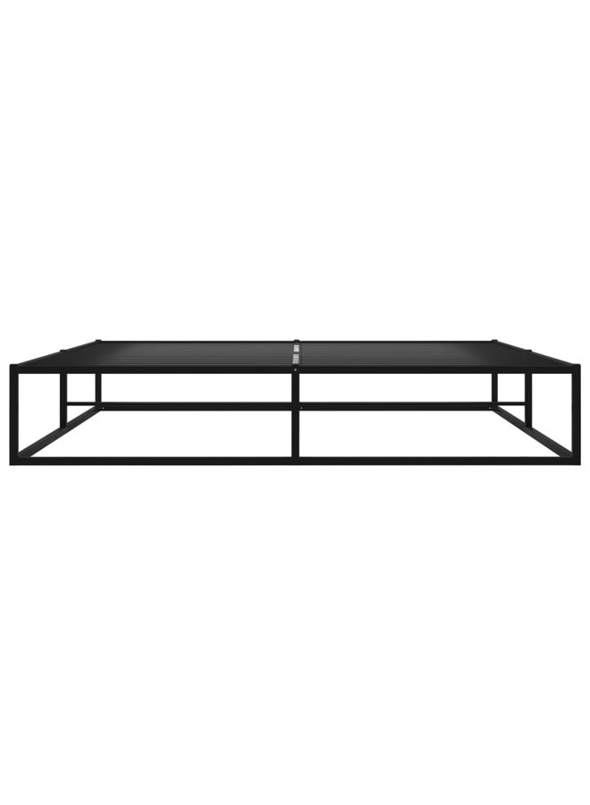 فيداكسل إطار سرير دون مرتبة لون أسود معدن 200x140 سم 324788 - Image 4