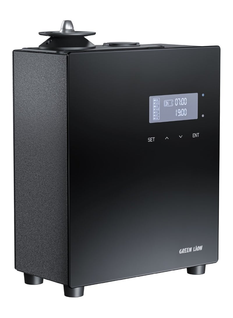 جرين ليون موزع الروائح العطرية Smart Scent Pro سعة 150 مل مع 5 إعدادات مؤقتة و20 ترسًا Frangrance UK 5.5 وات / مثبت على الحائط / شاشة LED / قفل أمان / العلاج بالروائح / اتصال HVAC / تشغيل هادئ / التحكم الذكي بالتطبيق - أسود  - Image 1