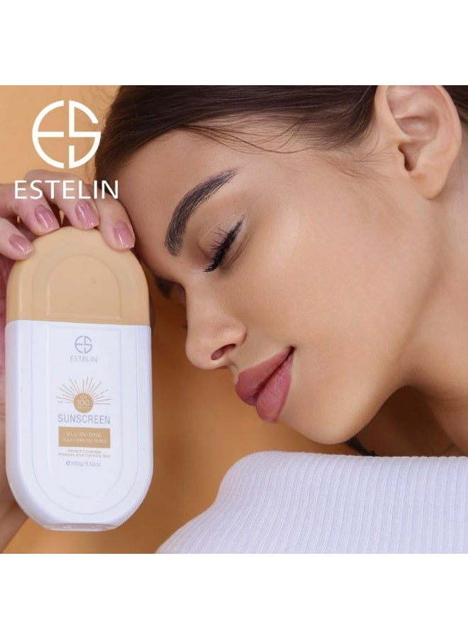 ESTELIN Multi Defense Tinted Sunscreen SPF 100 PA+++ 100 g - Image 3