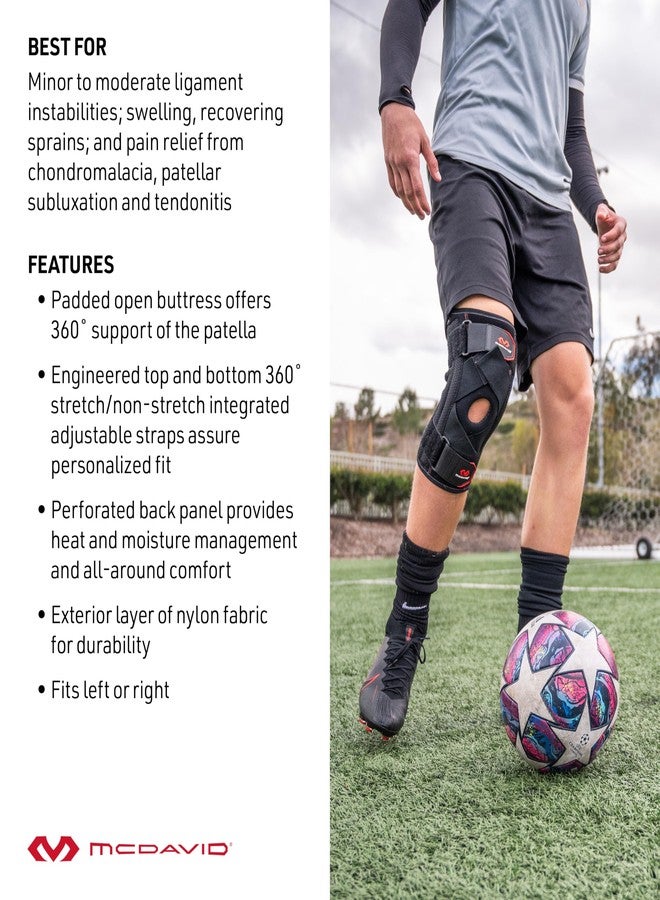 McDavid 425 Ligament Knee Support (Black, X-Large) - Image 4