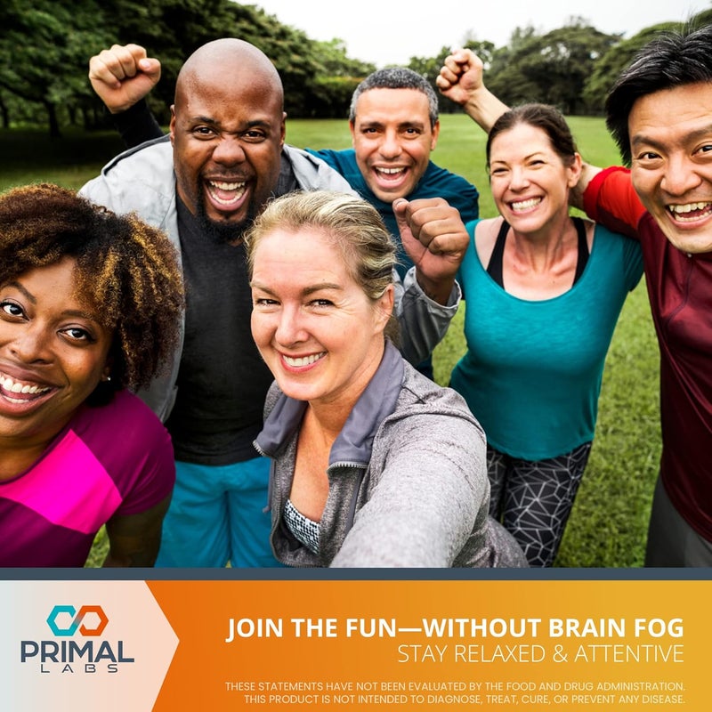 Primal Labs Primal Health CogniForce  Memory  Brain Health  Acetyl LCarnitine Formula  Better Cognitive Performance  Clarity  Focus  Better Recall  Calm Thinking  Dietary Supplement  60 Capsules - Image 5