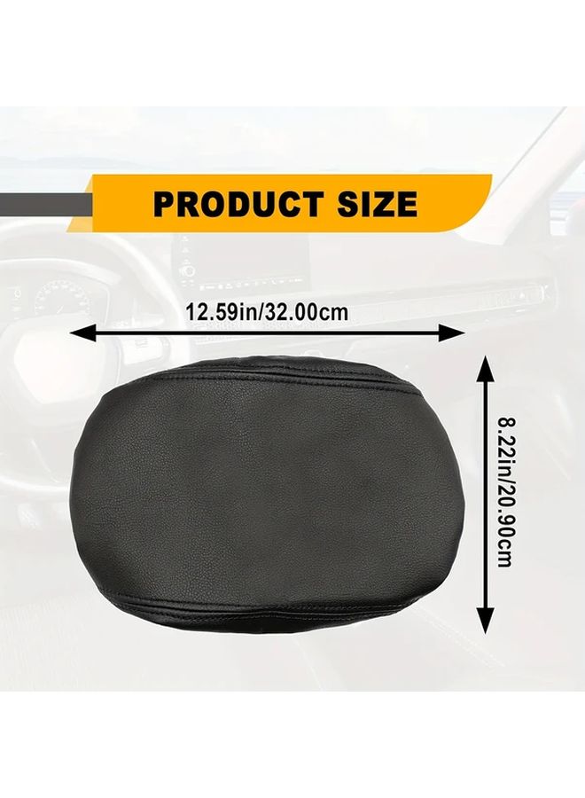 2022 2023 2024 2025 Civic CVT Armrest Cover Protective Sleeve Storage Box Black With Stripes - Image 2