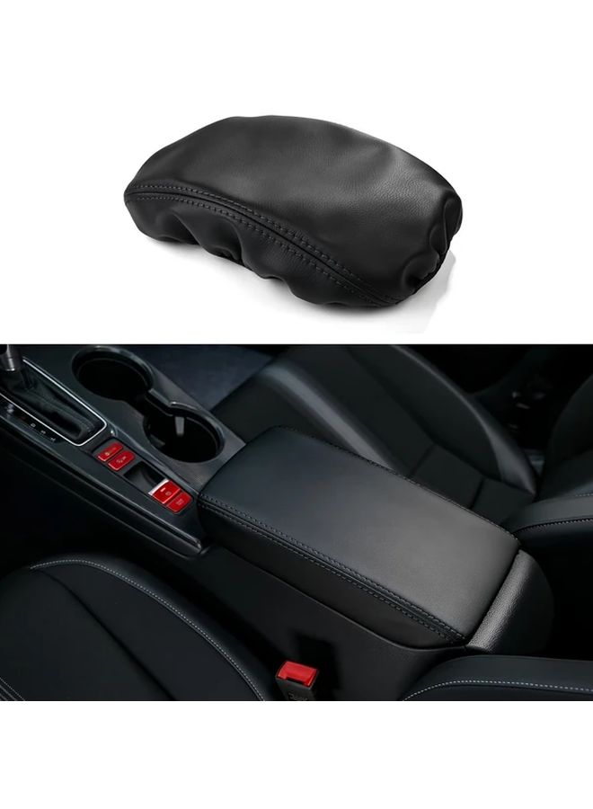 2022 2023 2024 2025 Civic CVT Armrest Cover Protective Sleeve Storage Box Black With Stripes - Image 1