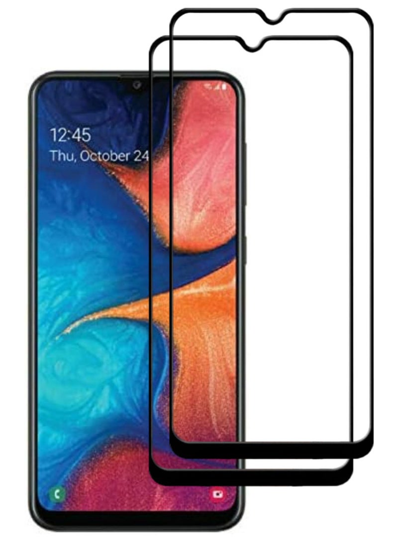 ACLIX 2 Pieces Antistatic ESD Dustproof Premium Quality High Definition Tempered Glass Screen Protector Designed For Samsung Galaxy A20 - Image 1