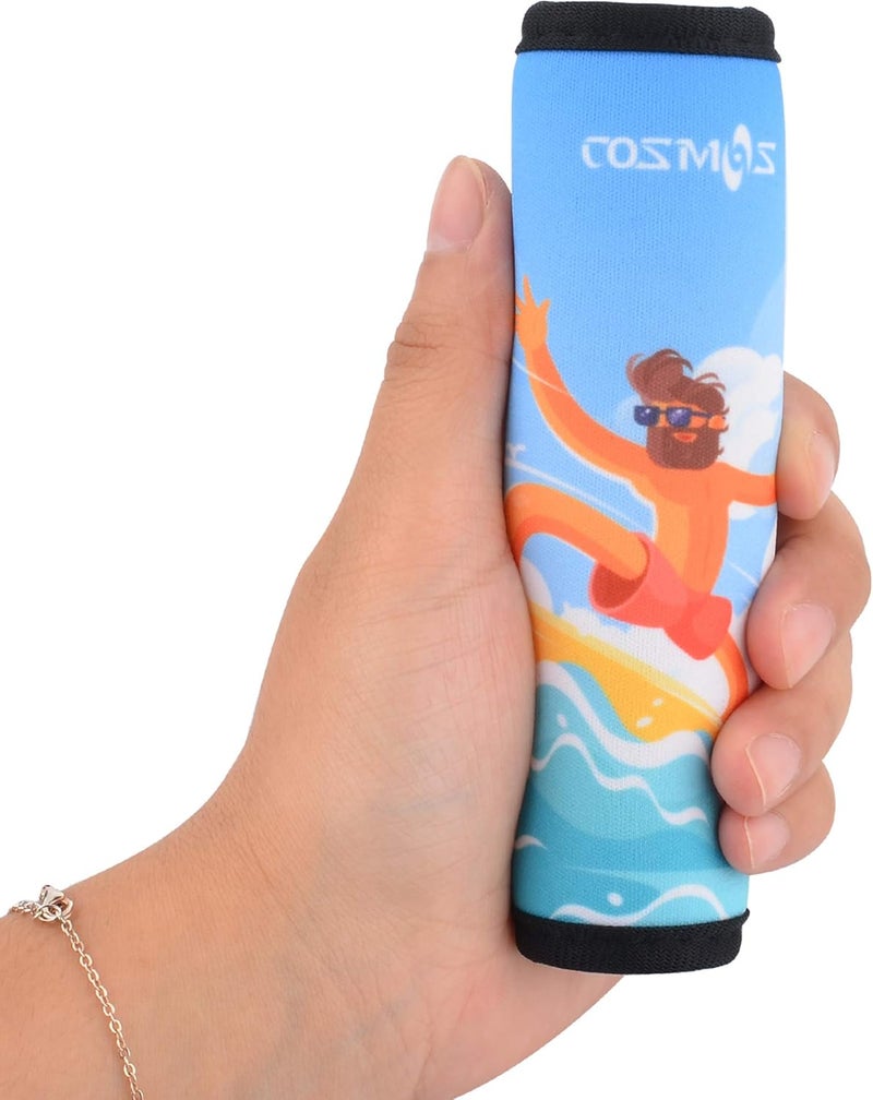 CM Pack of 5 Neoprene Luggage Handle Wrap Handle Grip Luggage Identifier for Travel Bag Luggage Suitcase (Summer Patterns - UMB (5 Pcs)) - Image 4