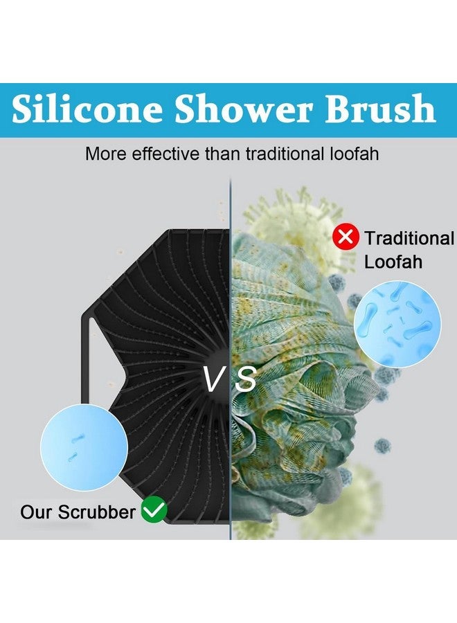 TADRUP Silicone Body Scrubber | Silicon bathing brush Silicone Body Brush | Gentle Exfoliating for Women,Men and Babies with Sensitive Skin (Multicolor) - Image 5