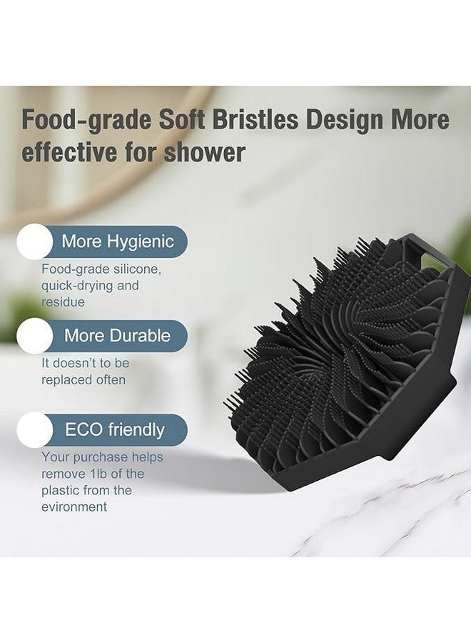 TADRUP Silicone Body Scrubber | Silicon bathing brush Silicone Body Brush | Gentle Exfoliating for Women,Men and Babies with Sensitive Skin (Multicolor) - Image 3