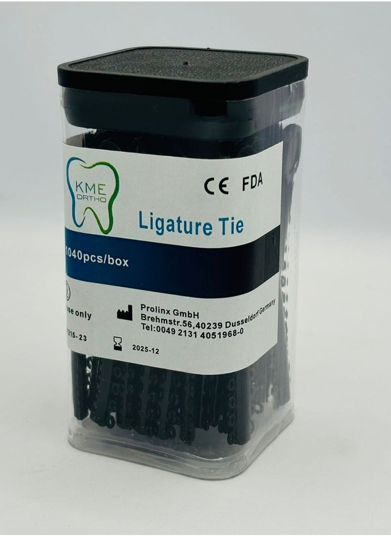 KME - Ligature ties - Black color - Image 1