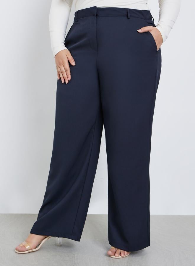 ستايلي بنطال بمقاس كبير وأرجل واسعة - Image 2