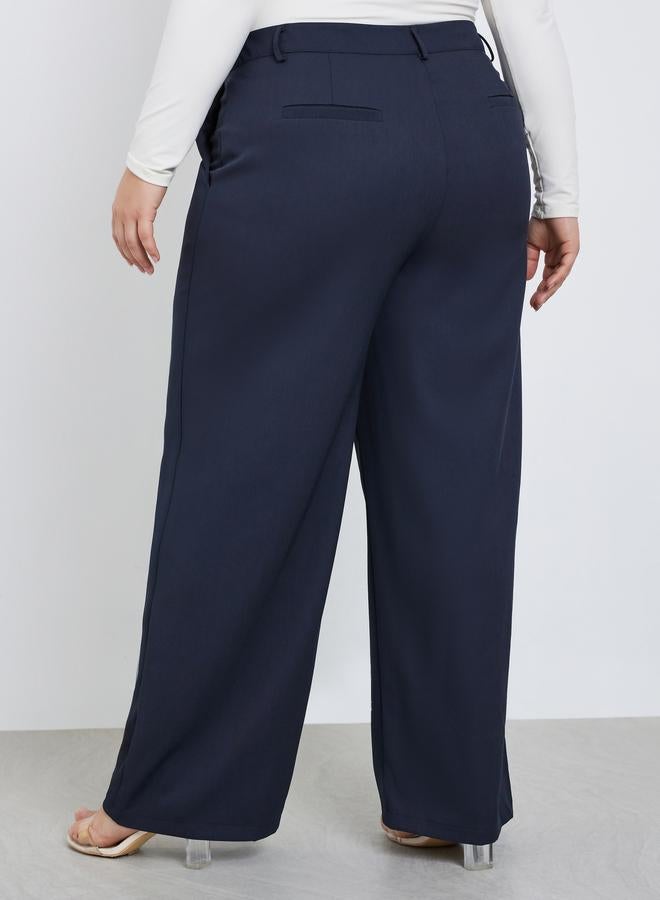 ستايلي بنطال بمقاس كبير وأرجل واسعة - Image 4