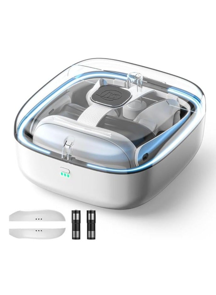 قاعدة شحن لميتا كويست 3 مع أضواء RGB، قاعدة شحن لنظارة الواقع الافتراضي ميتا كويست 3، قاعدة عرض لنظارة الواقع الافتراضي ميتا كويست 3 مع أضواء LED لاكسسوارات ميتا كويست 3 - Image 1