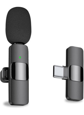 Professional Wireless Lavalier Lapel Microphone for Android Computer - Cordless Omnidirectional Condenser Recording Mic with USB C Interface for Interview Video Podcast Vlog YouTube - pzsku/ZA5A21C0E087D039002A3Z/45/_/1715443891/67fad36b-8934-491a-8aa7-6bae55e8e168