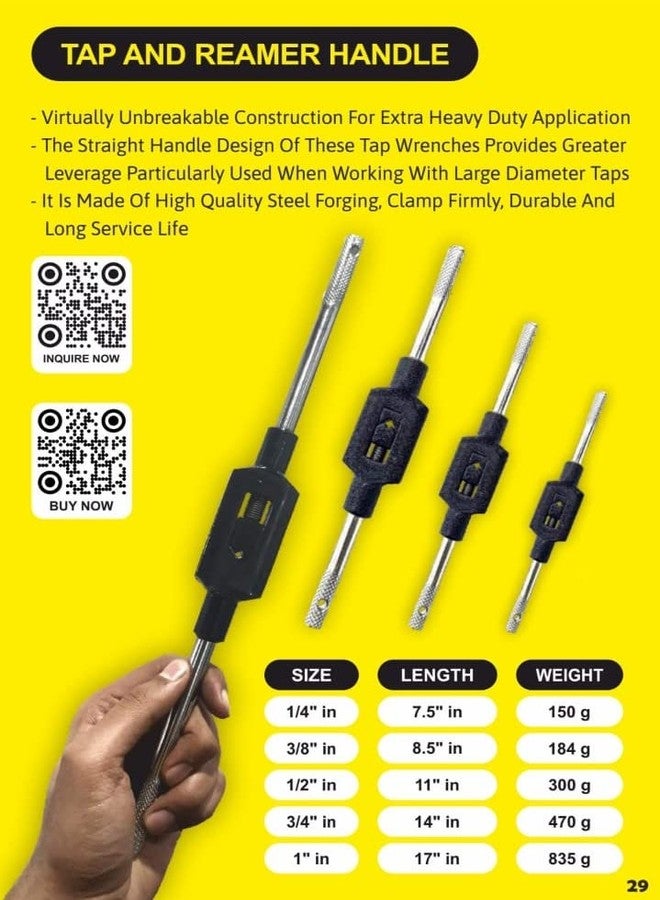 CLIMAX Adjustable TAP & Reamer Wrenches (3/4 inch) - Image 3