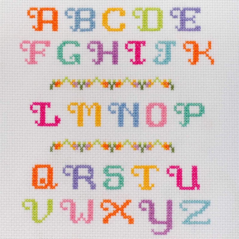 Donmon Aida Cloth 14 Count Cross Stitch Fabric,19Ã—28inch (14CT, Off White) - Image 5