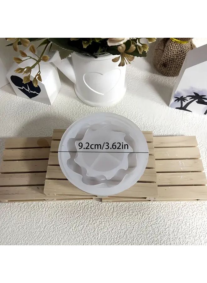Medium Hemp Rope Silicone Mold For DIY Crafts Plaster Candles Display Tray - Image 5