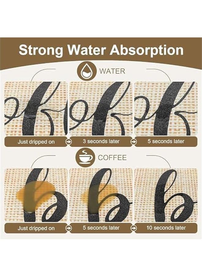 HOOKOR Coffee Rubber Service Mat Bar Non Slip | Dish Glass Drying Mat Flexible Coasters Leakproof Coffee Shops Restaurant Kitchen Counter Top  - Image 3