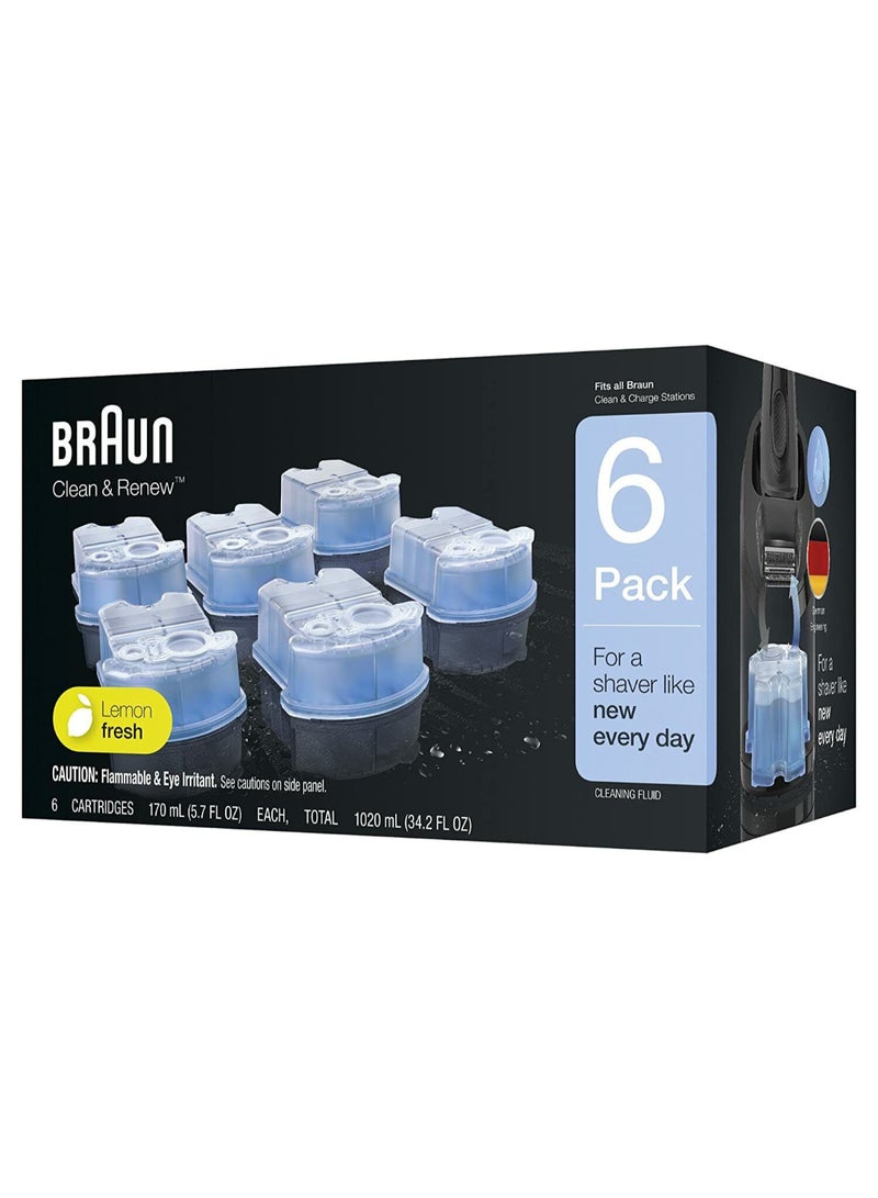 Braun Clean & Renew & Refresh Cartridge CCR 4 for All Braun Shavers with Clean & Charge system 20.2 x 12.7 x 9.4cm - Image 1