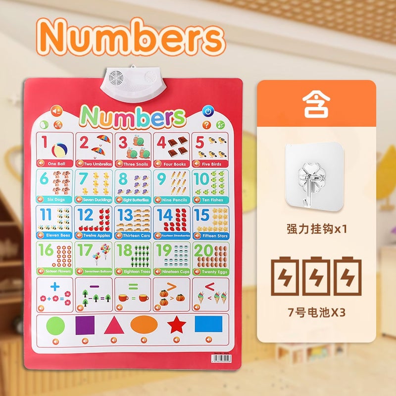 Children's Audio Flip Chart Reading Literacy English Learning Machine - Fun Interactive Educational Toy