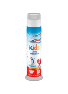Aquafresh Aquafresh Kids Fluoride Toothpaste Bubble Mint Pump - 4.6 oz, Pack of 4  - Image 2