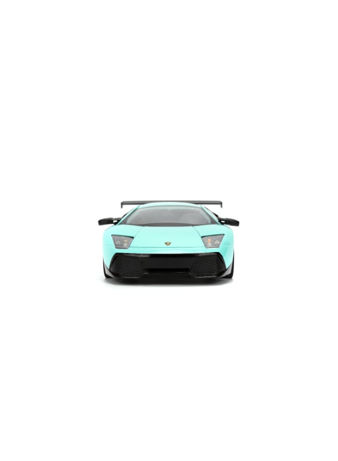 JADA Pink Slips 1:24 - Lamborghini Murciélago, Die-Cast Car with Base, Toys for Kids and Adults - Image 2