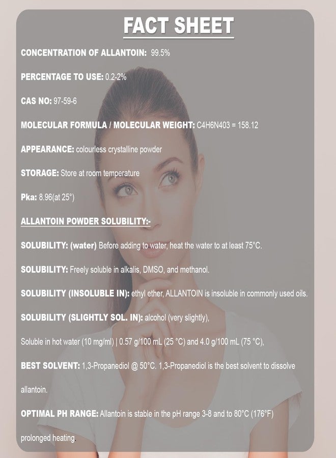 Hollywood Secrets Pure Allantoin Powder 100gm - Image 5