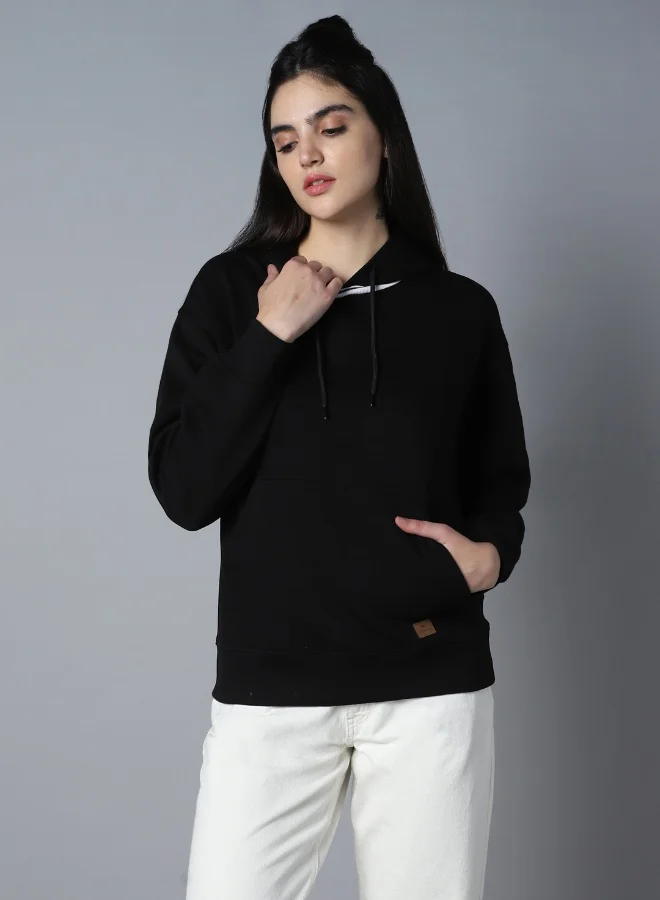 Women Black Sweatshirt
