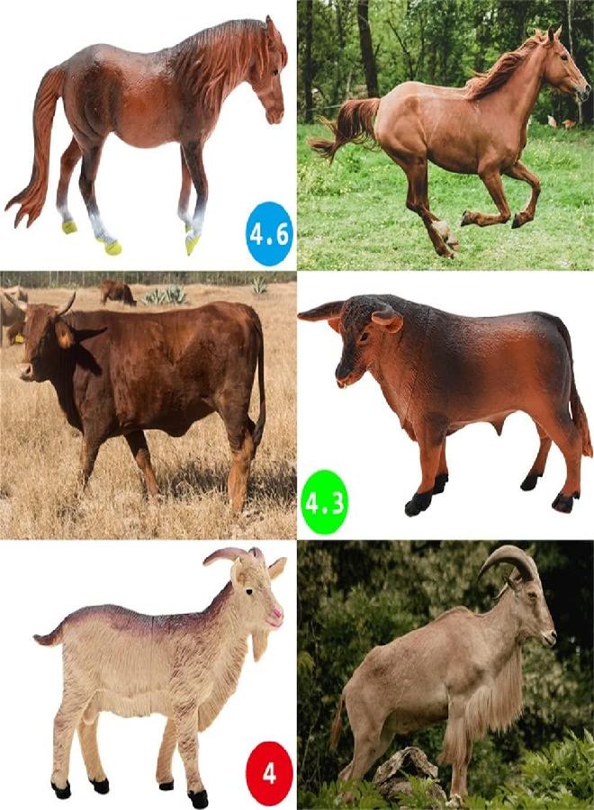 Kimicare Farm Animals Red Barn Toys, 20PCS Farm Toys Farm Figurines and Fence Farm Playset, Farm Figures Farmer Vehicle Toy Truck Pretend Play Set for 3-10 Years Old Kids Boys Girls Toddlers - Image 3