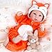 Aori Baby Dolls Lifelike 17 Inches Realistic Baby Girl Doll Set with Feeding Toy Kit That Look Real Nice Companion Gift Set for Kids GrandParents Collection - Image 2