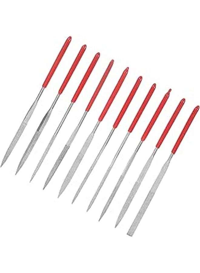 10Pcs Precision Needle File Set For Metalworking Jewelry Glass Stone Fine Sanding - Image 1