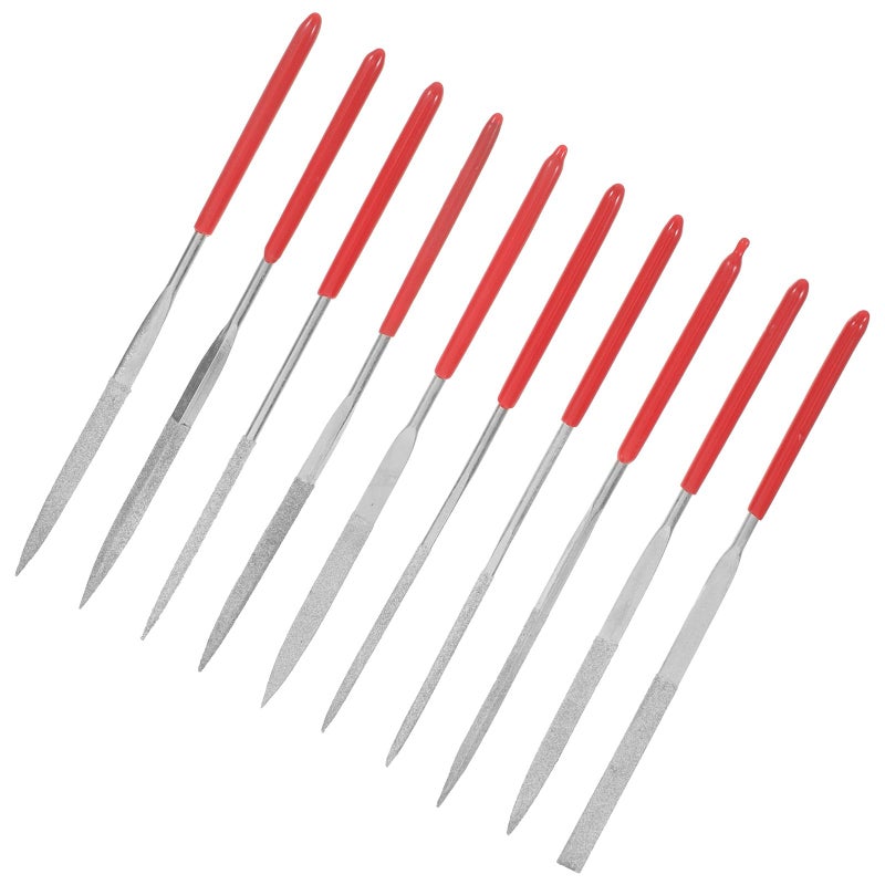 10Pcs Precision Needle File Set For Metalworking Jewelry Glass Stone Fine Sanding - Image 2