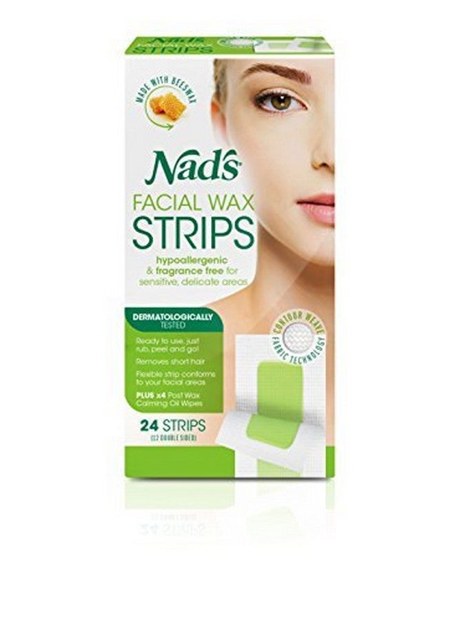 Nad's Nads Hair Removal Facial Strips 24 Count - Image 1
