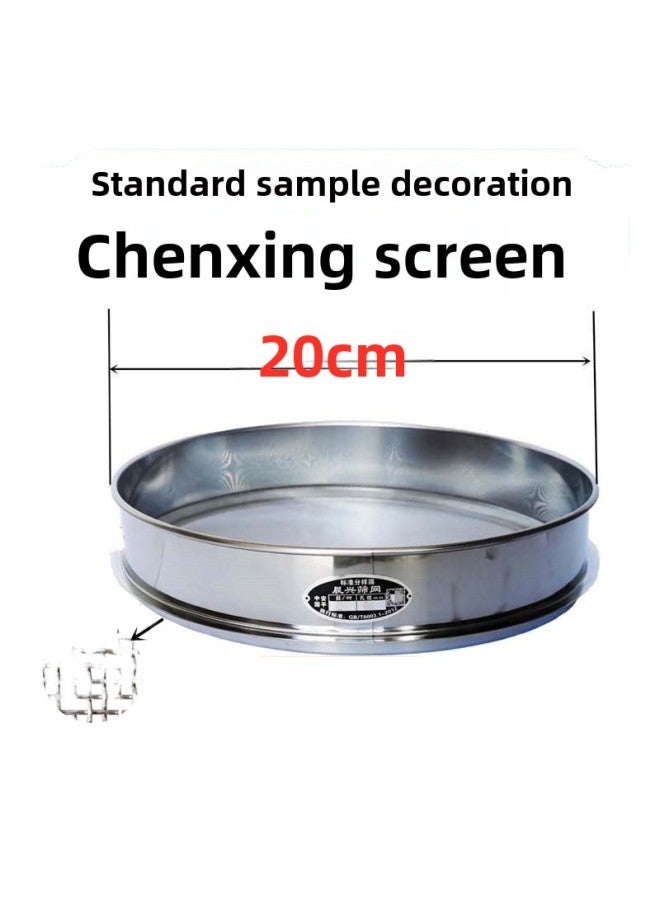 Postage 20-60 Round Flour Sieve Household 8-200 Mesh 304 Stainless Steel Screen Standard Factory Wholesale-Specification:All 304 Stainless Steel Diameter 20cm-Colour:40 Points (15cm Special Price Non-refundable)  - Image 4