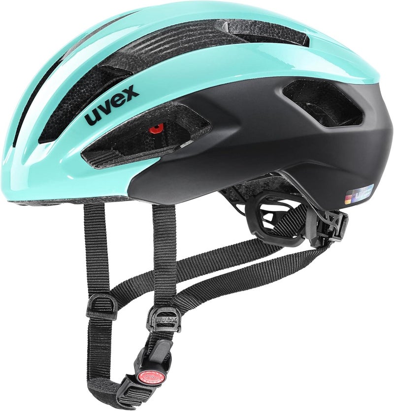 Uvex Rise CC Rennrad Fahrrad Helm matt türkis/schwarz 2023 - Image 1