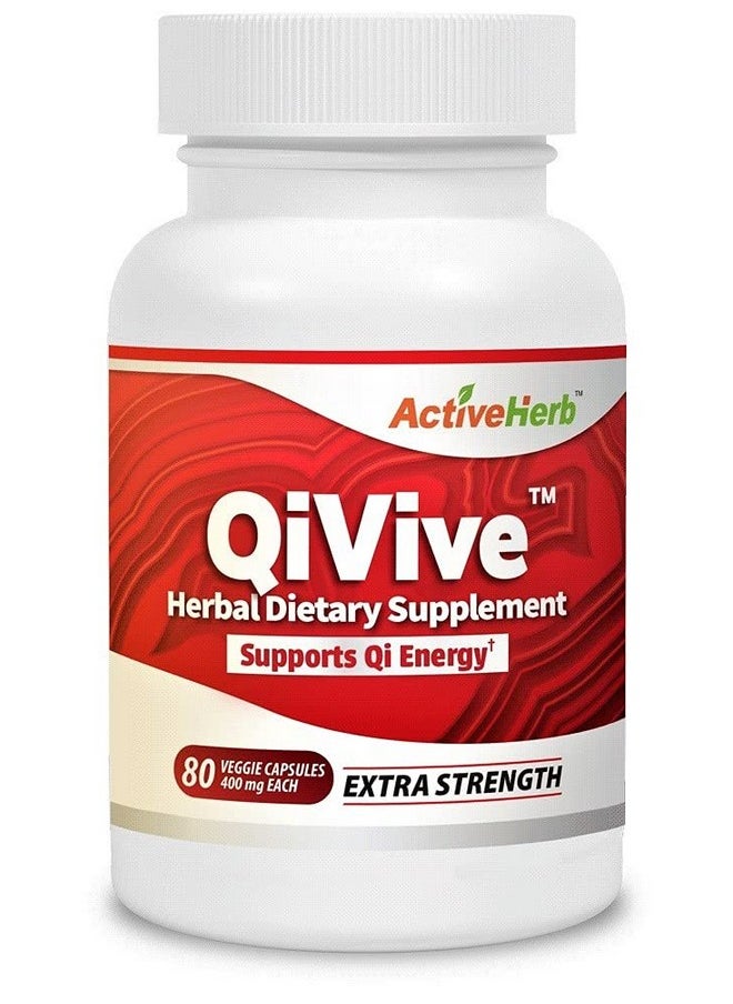 ActiveHerb Qivive 400 Mg 80 Vegetarian Capsules  - Image 1