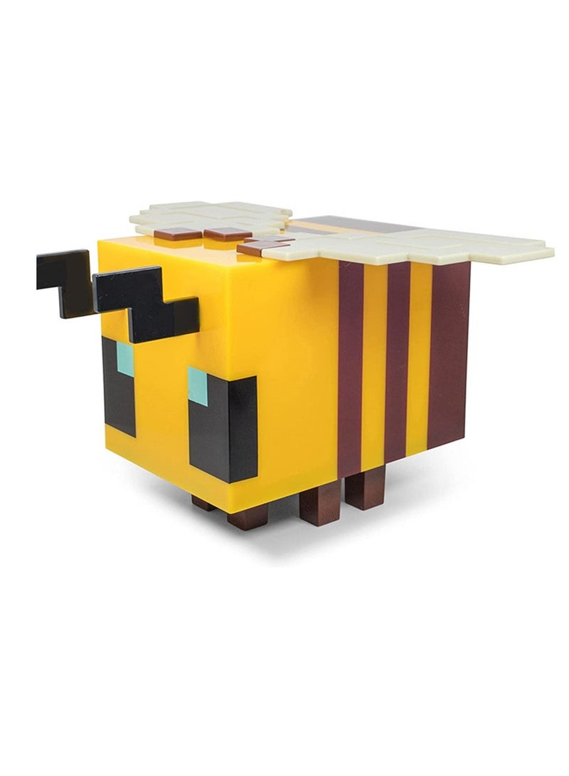 Minecraft toy, bee luminous lamp peripheral flashlight torch LED torch, miner's lamp, square lamp