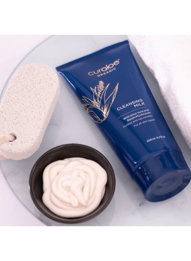 Curaloe Organic Aloe Vera Cleansing Milk 200ml - Image 5