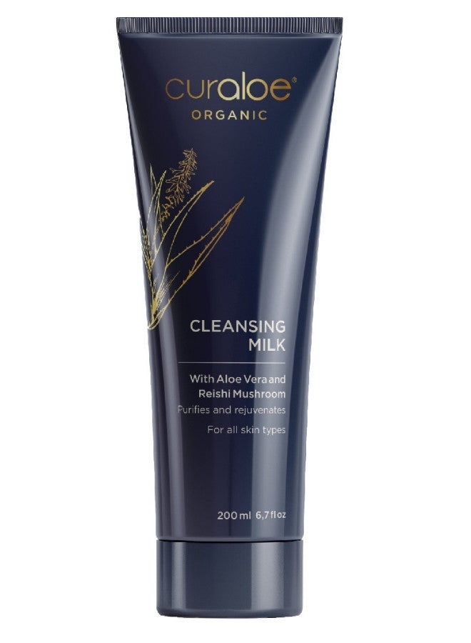 Curaloe Organic Aloe Vera Cleansing Milk 200ml - Image 1
