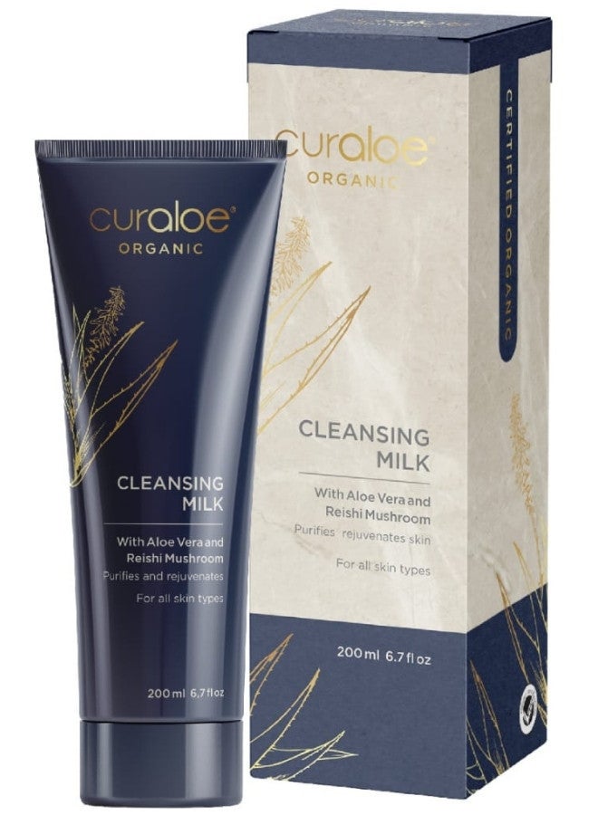 Curaloe Organic Aloe Vera Cleansing Milk 200ml - Image 2