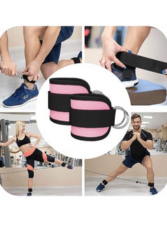 Rock Pow Ankle Straps (2 Pack) | Ankle Strap for Cable Machine, Ankle Bands for Working Out, Cable Ankle Strap, Cable Machine Attachment, Ankle Cable Attachments for Gym  - Image 4