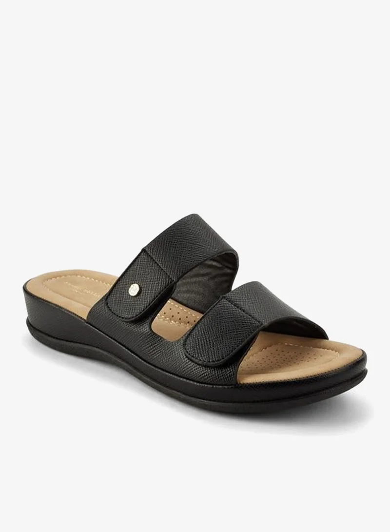 Flora Bella By Shoexpress Flora Bella Women Floral Textured Wedge Heel Sandals