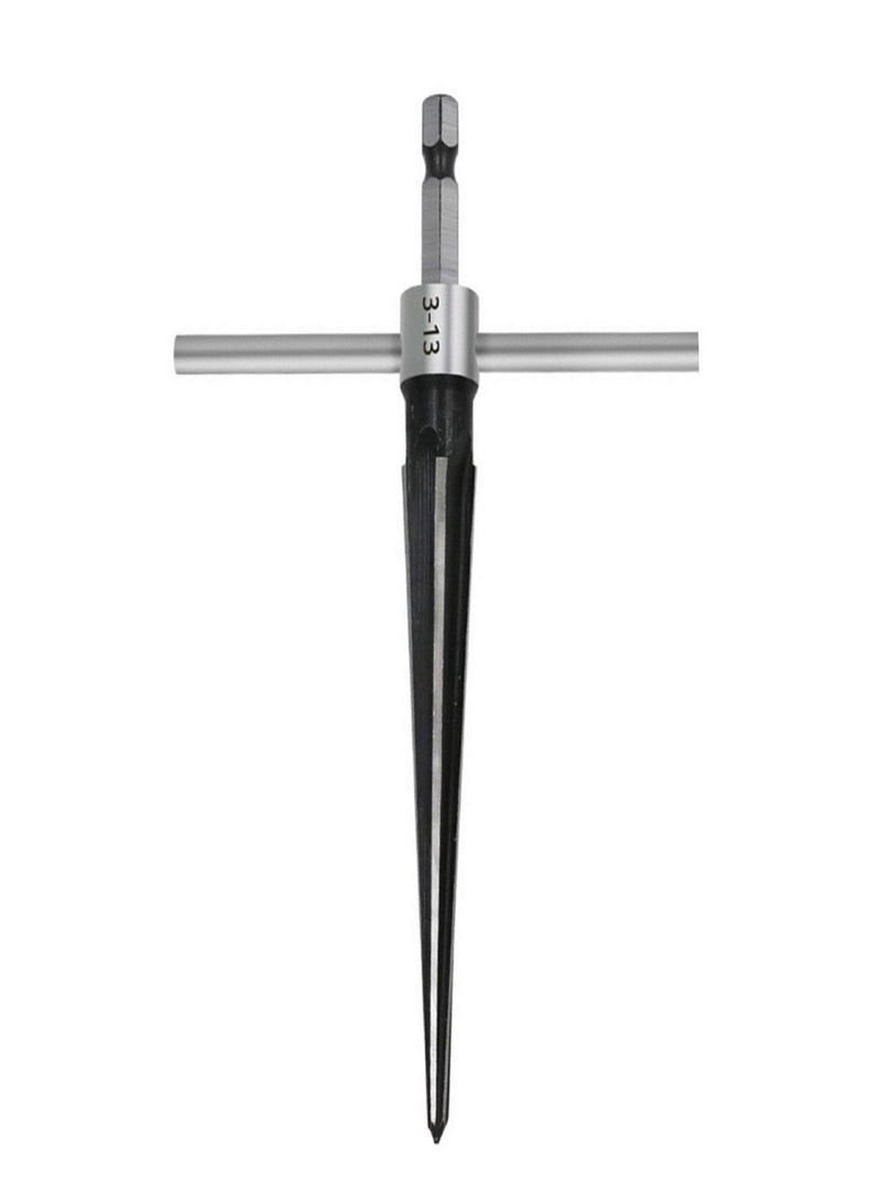 Hand tools - Conical reamers - Handheld reamers for tapered holes on wooden boards, aluminum plates, and steel plates - Chamfering 3-13mm/5-16mm - Hexagonal shank for hand held reamers - Image 1