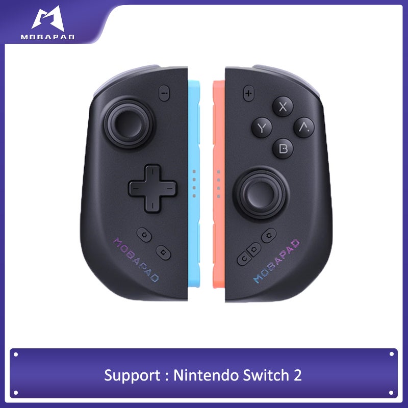 Mobapad M12-hd Gaming Controller for Nintendo Switch 2, TMR Joystick, Mechanical Buttons, HD Rumble Joypad, Black - Image 1