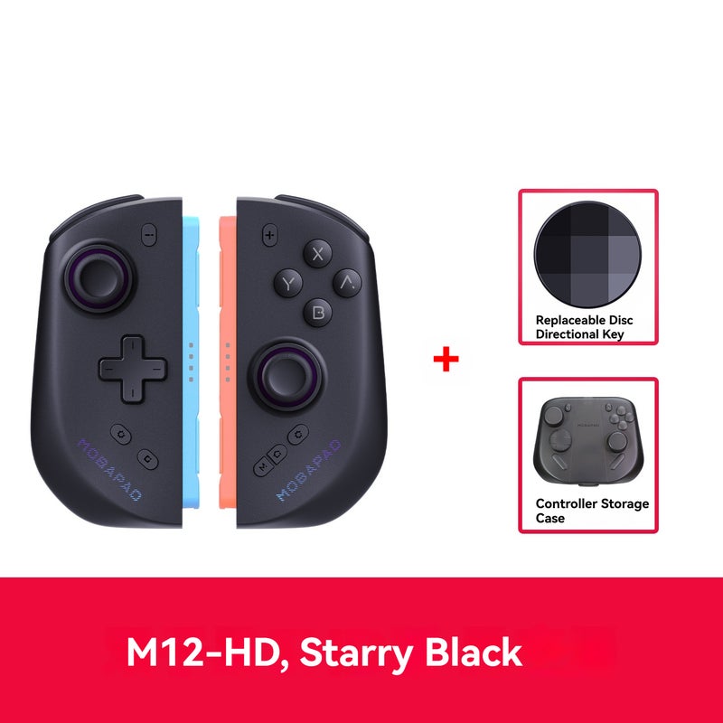 Mobapad M12-hd Gaming Controller for Nintendo Switch 2, TMR Joystick, Mechanical Buttons, HD Rumble Joypad, Black - Image 2