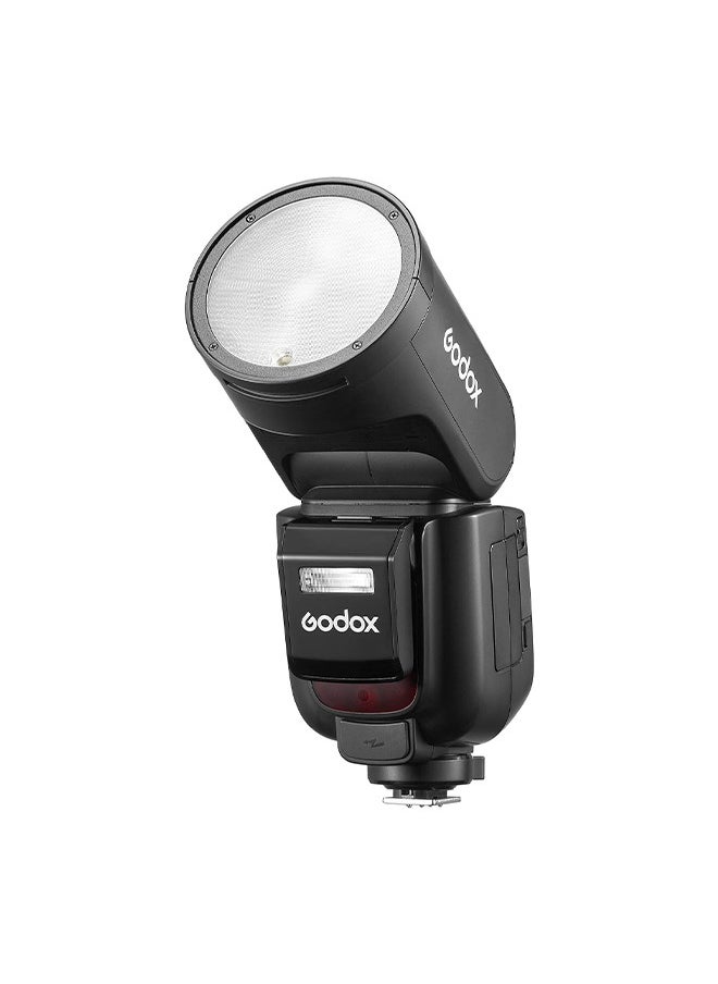 Godox - GODOX V1 PRO N Camera Flash 2.4G Wireless Speedlight 1/8000s HSS 1.3s Recycle Time with M/TTL Flash Mode Type-C Powered with Sub Flash Speedlite Compatible with Nikon Cameras - Image 1