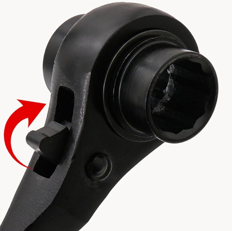 مفتاح شد سقالات فولاذي بمقبض دوار 22x24 لورشة المرآب والبناء - Image 5