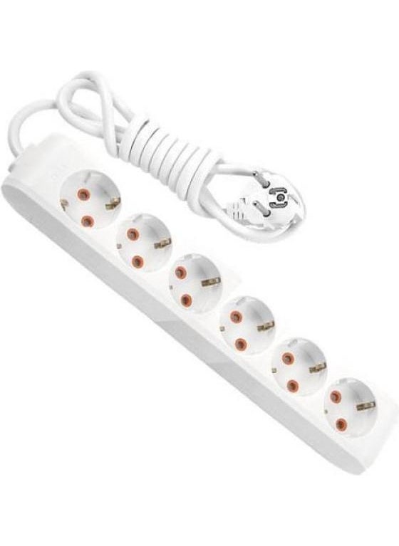Viko Panasonic 6-Plus 20 Meter Group Socket - Child Protected - with Öznur Kablo 