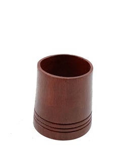 co arma Set of 4 handmade natural fir wood tea cups  - Image 2
