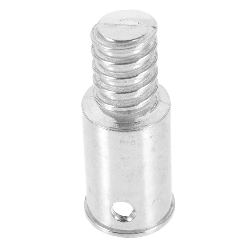 HOLIDYOYO Threaded Tip Replacement 19mm Pole Handle Replacement Extension Pole Adapter Tips Metal Threaded Handle Tips End Adapter for Wood Metal Pole Stick Mop Broom Brush - Image 1